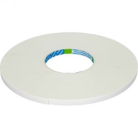 Вспененная двусторонняя лента Folsen PE, белая/белый лайнер, 9 мм х 25 м, 1 мм 030112509 