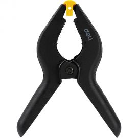 Пружинный зажим (клещеобразная струбцина) DELI dl110006 150 мм, рабочий ход 50 мм, максимальное усилие 140 Н 114778 