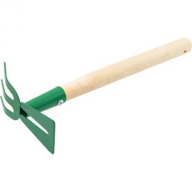 Комбинированная стальная мотыжка КЭС 65x170x435 мм, деревянная рукоятка 21020024 