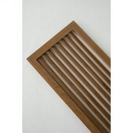 Радиаторная решетка Торговый дом Аргумент ПВХ темная вишня 0,6x0,6 APKG358White 