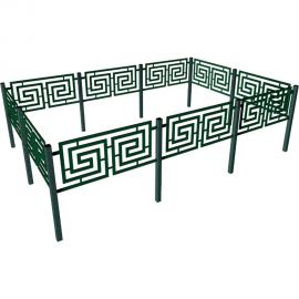 Садовые ограждения Delta-Park Сиртаки SI450-1Gr, зеленые sirtaki_03 