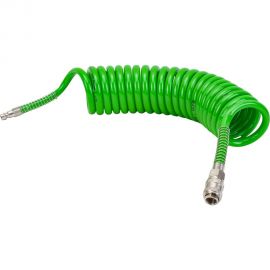 Шланг полиуретановый спиральный 8/12 мм, 5 м ECO AHU-0580 