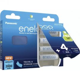 Аккумулятор Panasonic eneloop BK-3MCDEC4BE 2000mAh AA R6 +футляр BL4 УТ-00000799 
