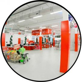 Сферическое зеркало для помещений ТЕХНОЛОГИЯ d-600 мм К 4197 