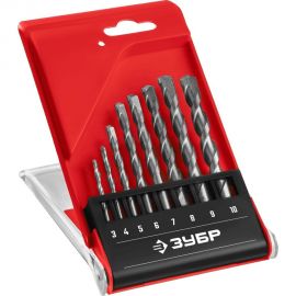 Набор сверл по бетону ЗУБР 8 шт, 3-4-5-6-7-8-9-10 мм 2922-H8_z02 