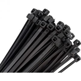 Хомут EKF 3,6х250 черный, нейлон 100 шт. plc-cb-3,6x250 