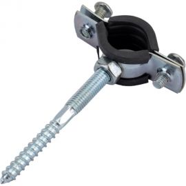 Хомут с шурупом Невский Крепеж оцинк. с резин. уплотн. 1/2" 20-24 мм 818801 