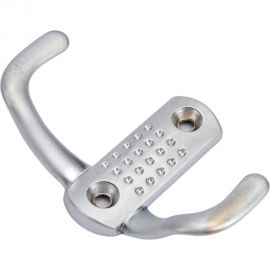 Мебельный крючок KERRON Д67 Ш47 В24, матовый хром KR 0060 SC 