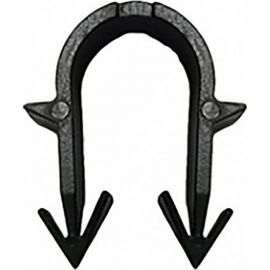 Якорная скоба для теплого пола СВК тип 2, черная, 16 мм, пакет 100 шт. SVK-TPS16100 