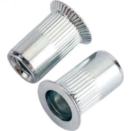 Резьбовая заклепка Daxmer м6, оцинк. сталь, насечки, потай. борт, 500 шт. 393281 