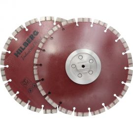 Диск алмазный отрезной Industrial Hard CnB 230 мм, 2 шт Hilberg HI886 