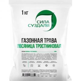 Газонная трава Сила Суздаля Овсянница Тросниковидная 1 кг 4680004066859 