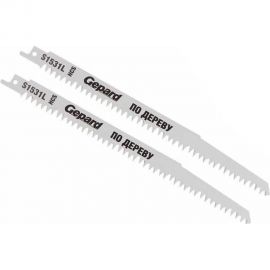 Пилка сабельная по дереву S1531L 2 шт GEPARD GP0650-20 