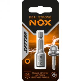 Ключ-насадка магнитная NUT SETTER 7x48 мм, карта NOX 557001 