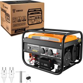 Бензиновый генератор DEKO dkeg210-e, 3.2 квт, электростартер 065-1085-1 
