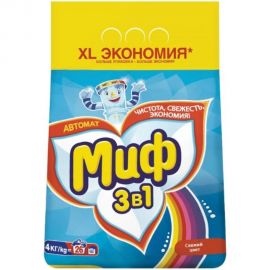 Стиральный порошок-автомат МИФ 4 кг 3 в 1 Свежий цвет MS-81583939 603852 