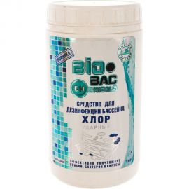 Средство для дезинфекции бассейна БиоБак хлор 60 ударный, гранулы BP-CH60 