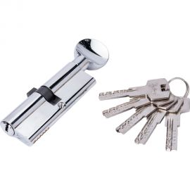 Цилиндровый механизм Вантаж 5 ключей, хром ZС90,45Cx45 СР 