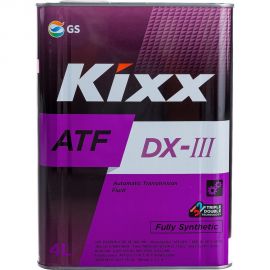 Трансмиссионное масло KIXX ATF DX-III, синтетическое, 4 л L250944TE1 