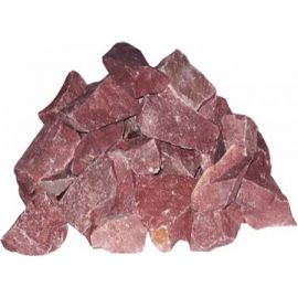 Камень LK Малиновый кварцит колотый мелкий, коробка 20 кг О-1209214 