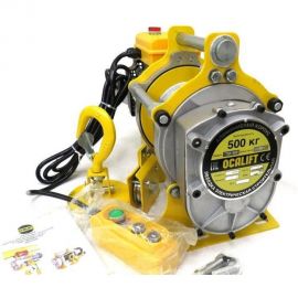 Электрическая лебедка OCALIFT TSA 500 220в г/п 500/1000кг, 2,3кВт, 40м TSA50040m220v 