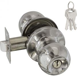 Межкомнатная защелка ISPARUS ISP ЗШ-01 хром, ключ/фикс. 16791 