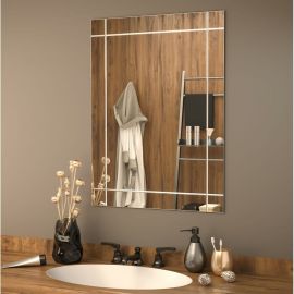 Зеркало MIXLINE "Стронг" 600x800 ШВ гравировка 550032 