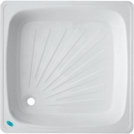 Стальной эмалированный поддон Laguna белый, квадратный 700х700 0203.001С1 