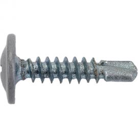 Прессшайба Качественный КРЕПЕЖ 4.2х19 мм, серая RAL 7004, сверло, 250 шт 0300263 КЧ 