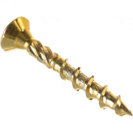 Шуруп Rusconnect CS 06045 с/нарез. д/дерева, потай, 6х45, 200 шт. Желтый цинк 310604 