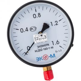 Манометр ЭКО-М Экомера МД02-160 мм 0..1,6МПа М20x1,5 МД02-160-М-1,6МПа 