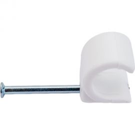 Крепежная скоба ЕВРОПАРТНЕР белая PSC 10-14 100шт. 76082124 