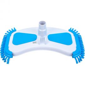 Щётка для донного пылесоса Chemoform овальная, с боковыми щетинками, зажим, синяя 2500031C / 502010507 