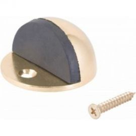 Дверной ограничитель Стандарт 8185 GP (европакет; круглый; золото) 11093 