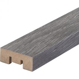 Интерьерная рейка Стильный Дом МДФ, 2700x50x16 мм, дуб серый, 7 штук v530972 