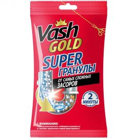 Средство для прочистки труб VASH GOLD Super гранулы САШЕ 70 гр 307376 