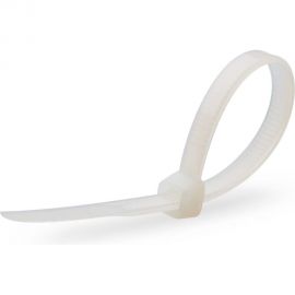 Нейлоновые стяжки FORTISFLEX КСС 9х550 белый 100 штук 50014 