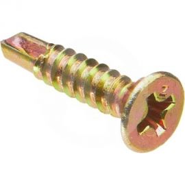 Оконный саморез со сверлом Kenner Жёлтый цинк под автомат 3,9х13 Kn 2000шт сжс3913ф 