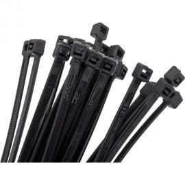 Монтажный пластиковый хомут Энкор 3,6x200 черный 100шт 29970 