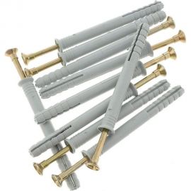 Дюбель-гвоздь Качественный крепеж потайной бортик 6х80 60 шт. 0500620 КЧ 