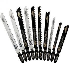 Набор полотен для электролобзика 10 шт vertextools НП-10 