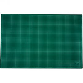 Мат для резки (А1; 90х60 см; ПВХ; серо-зеленый) Gamma 389489 