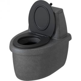 Торфяной туалет Rostok Комфорт чёрный гранит 2042.0000.910.000 