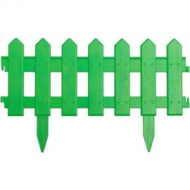 Садовое ограждение МАСТЕРСАД Палисадник салатовое ПЛСД-зел 