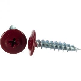 Прессшайба Качественный КРЕПЕЖ 4.2х19 мм, красное вино RAL 3005, острая, 220 шт 0200239 КЧ 