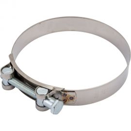 Силовой хомут Nord-Yada Д: 140-148 мм, Ш: 26 мм, Т: 1,0 мм, болт: М10х85, нерж. сталь 907045 