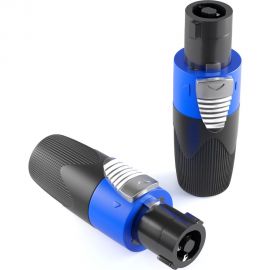 Кабельный 4-контактный разъем типа спикон PROCAST cable M-SP4NC SPEAKON-male НФ-00000437 