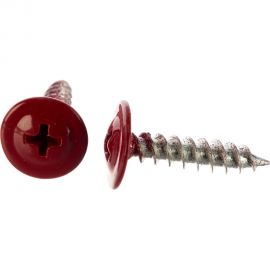 Прессшайба Качественный КРЕПЕЖ 4.2х19 мм, красно-коричневый RAL 3011, острая, 250 шт 0300243 КЧ 