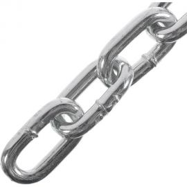 Сварная короткозвенная цепь Rizzel цинк, DIN 766 SLC 8 10 м, катушка 319324 