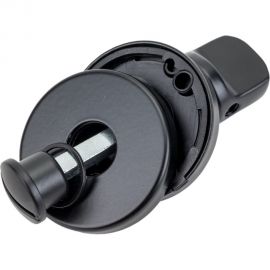 Дверная завертка MORELLI LUX-WC-R NERO, цвет - черный 9012354 